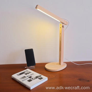 Nordic Free Adjustable Wooden Table Lamp